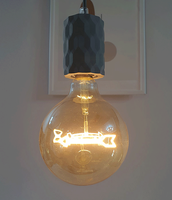 큐피트 램프, 에디슨전구 (3가지 타입)